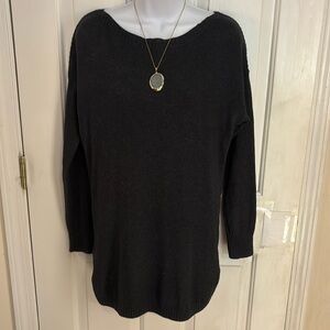 Charcoal gray sweater tunic from old navy